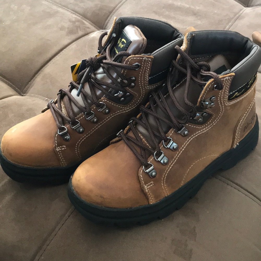 AdTec Women’s Leather Work hikers Boots soft toe